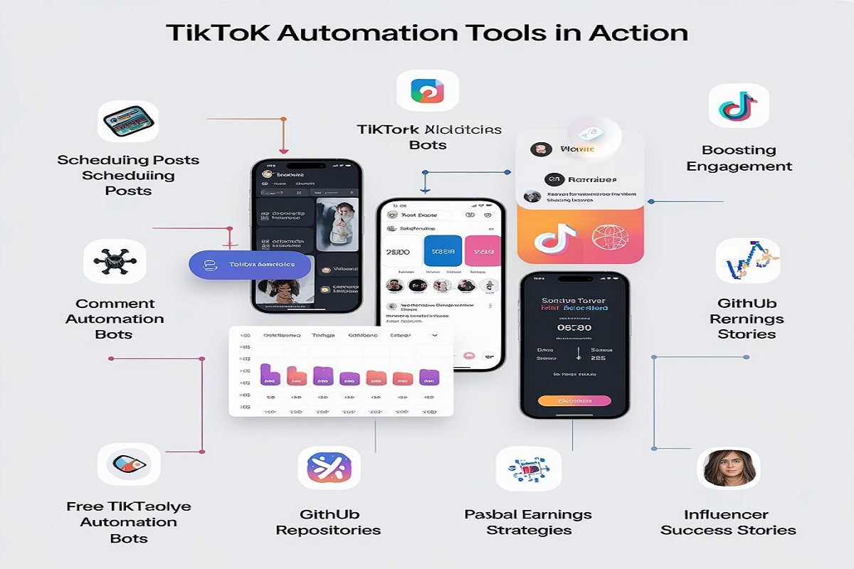 Tiktok automation tools in action