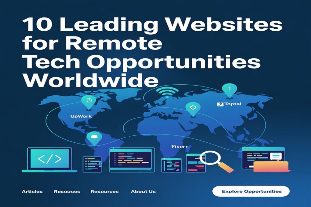 10 Leading Websites for Remote Tech Opportunities Worldwide