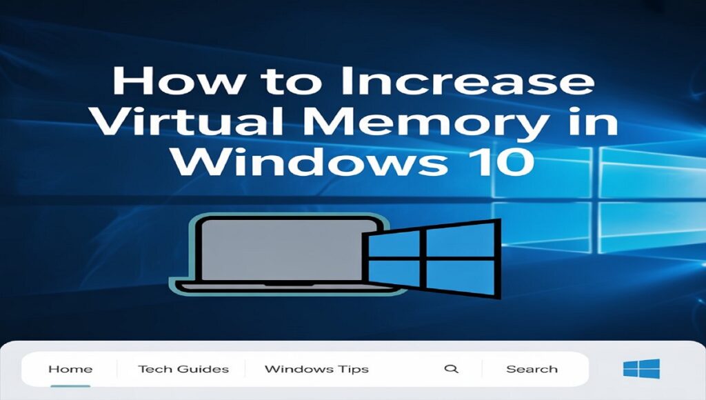 How to Increase Virtual Memory in Windows 10
